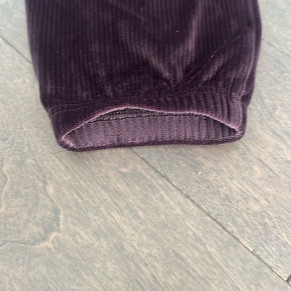 Victoria’s Secret Velour Lounge Ribbed Sweatpants XS Plum Purple - Picture 5 of 9